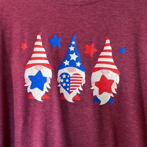 🔥 Women’s 4th of July❤️💙🤍 graphic tee ✨